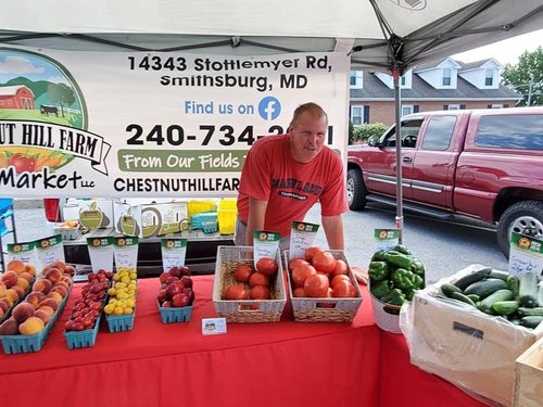 at the farmers markets